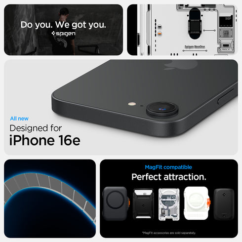 Funda Spigen para iPhone 16e – Ultra Hybrid Neo One (MagFit)